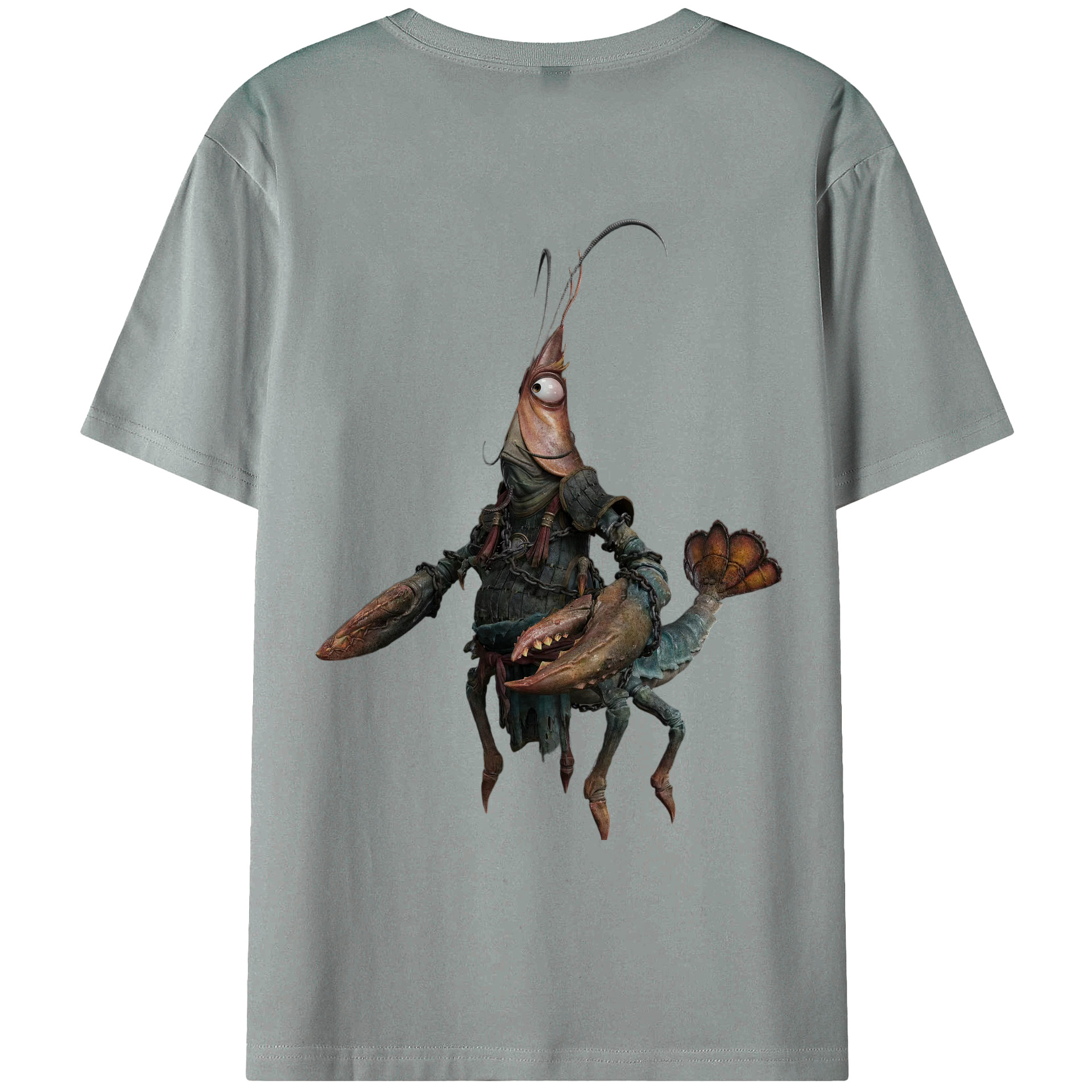 （画像用） Ne Zha 2 ナタ 魔童の大暴れ 綿100％ メンズ半袖Tシャツ（バックプリント） 通気性